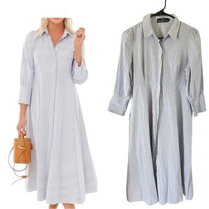 Tuckernuck Pomander Place Lola Pin Stripe Maxi Dress